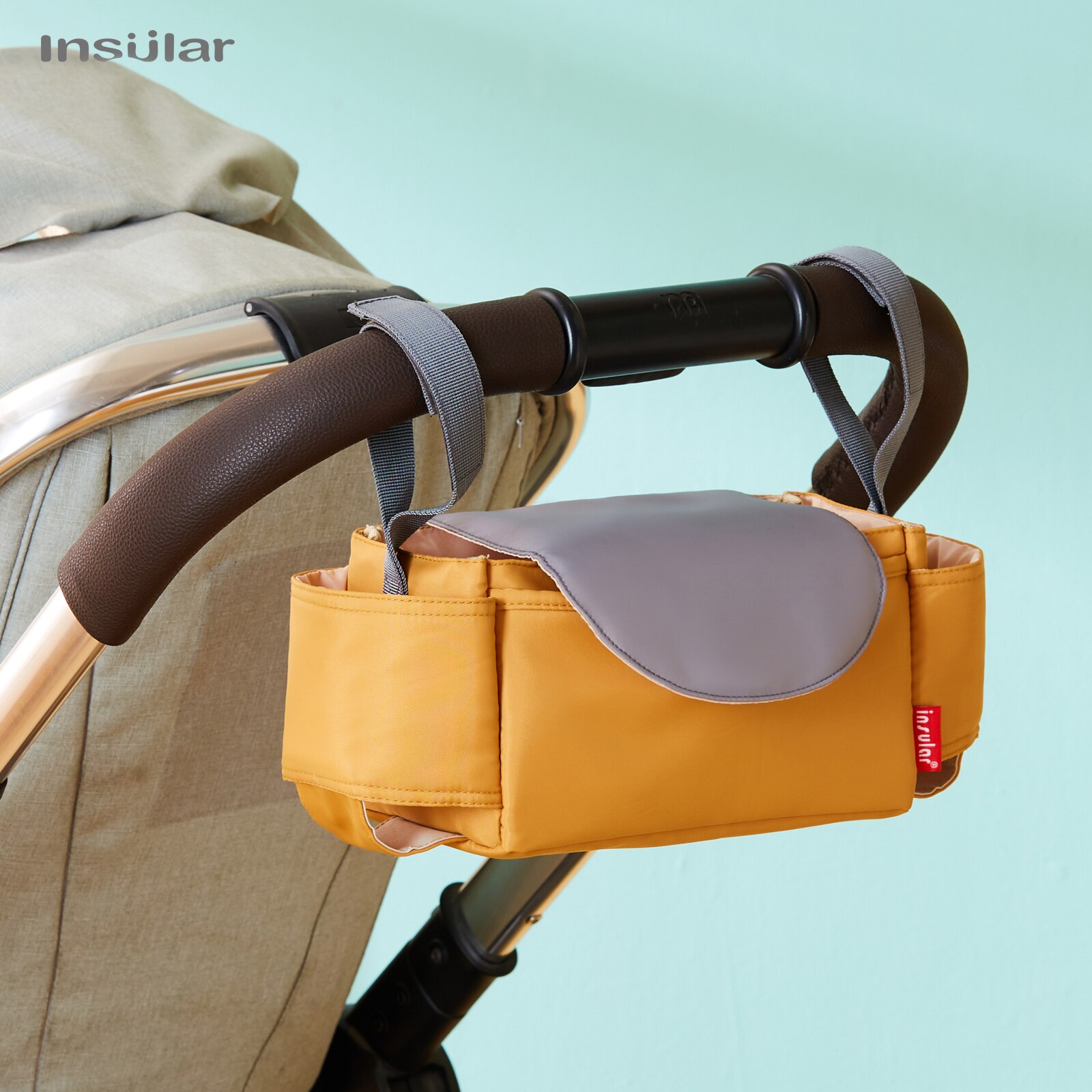 Backpack Diaper Bag - INSULAR Stroller Organizer Mommy Diaper Bag