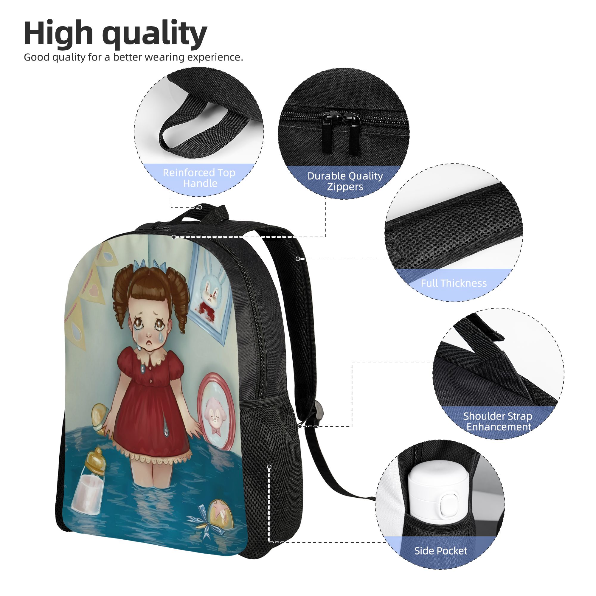 M-Melanie M-Martinez HADES Bac - School Backpack Teen recension och pris